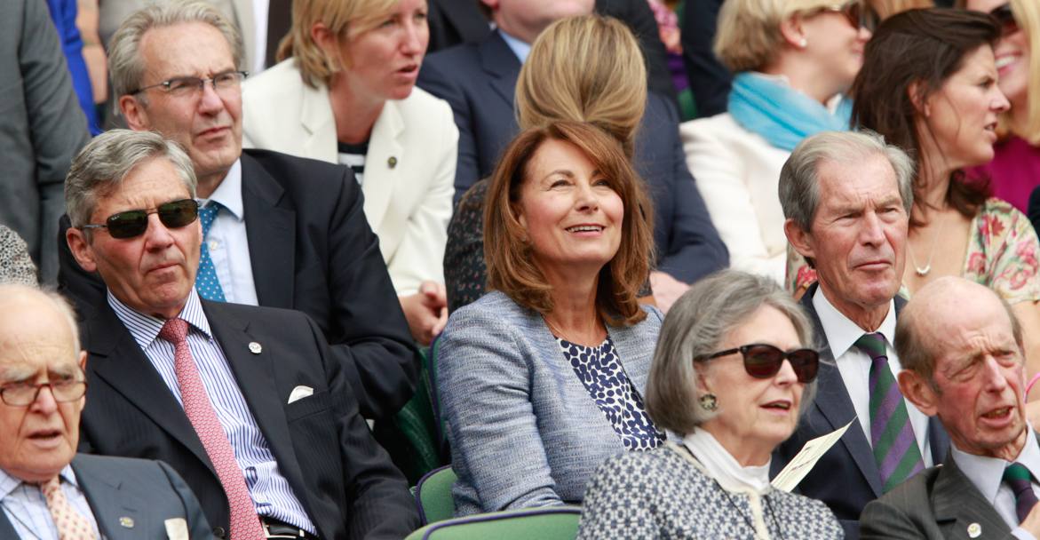 Nel pubblico i genitori di Kate Middleton (Getty Images)